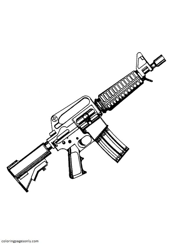 Máquina Heckler Koch MP5 da arma