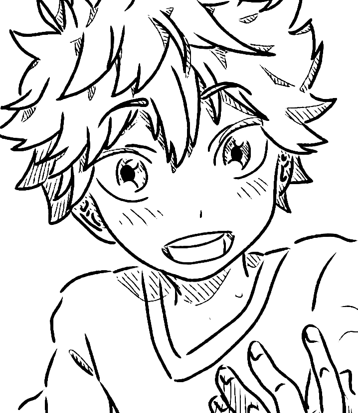 Coloriages Hinata-Haikyuu Anime