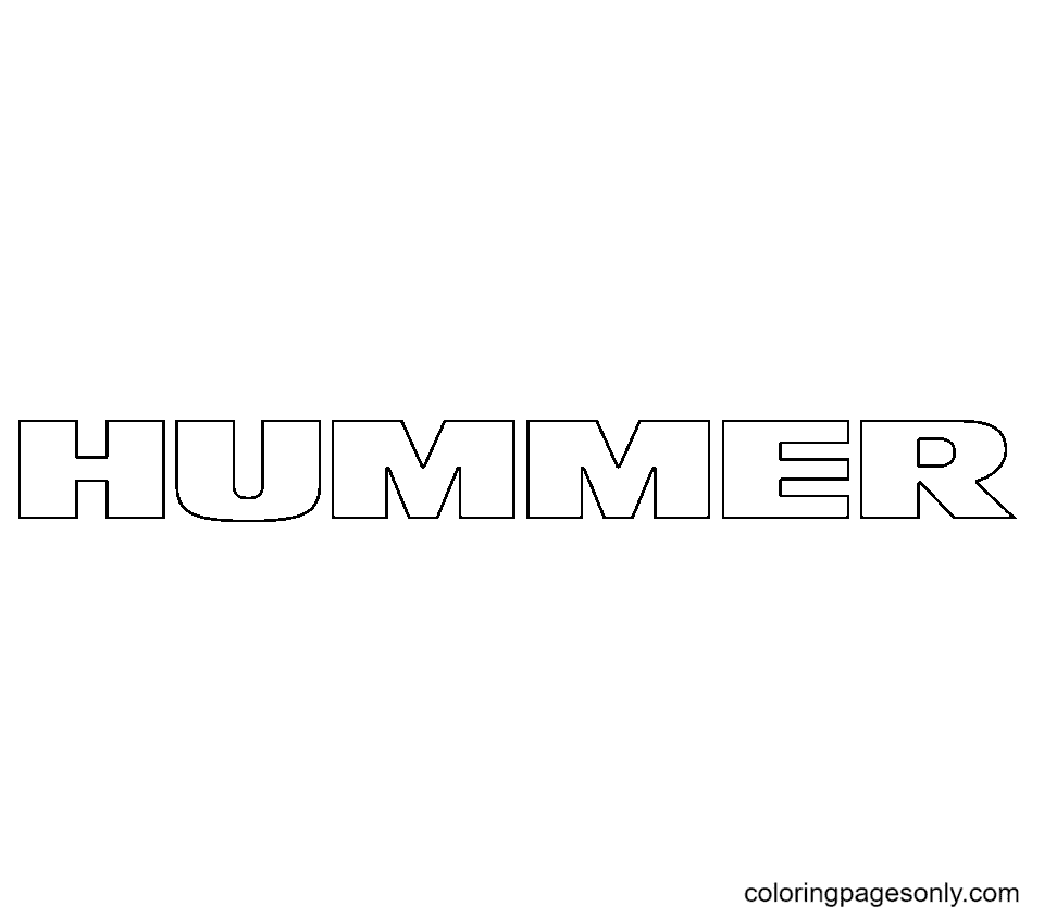 Hummer-logo van auto-logo