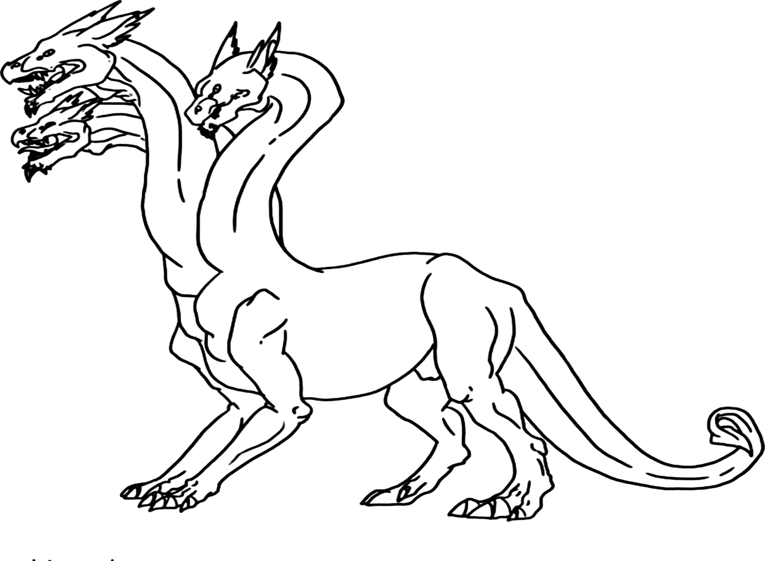 Hydra To Color Coloring Pages