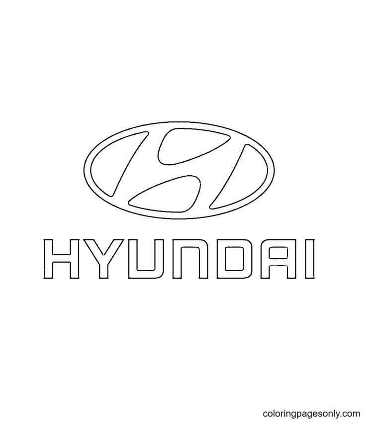 Логотип Hyundai из логотипа автомобиля