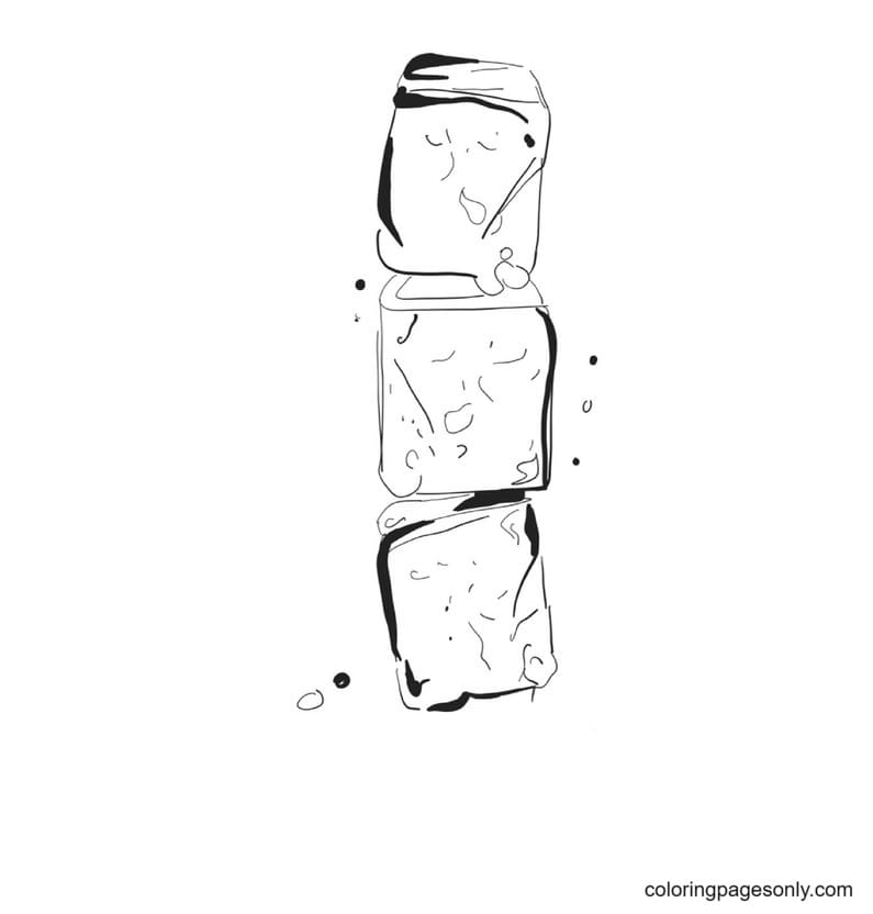 Coloriage Ice Cube Image 2