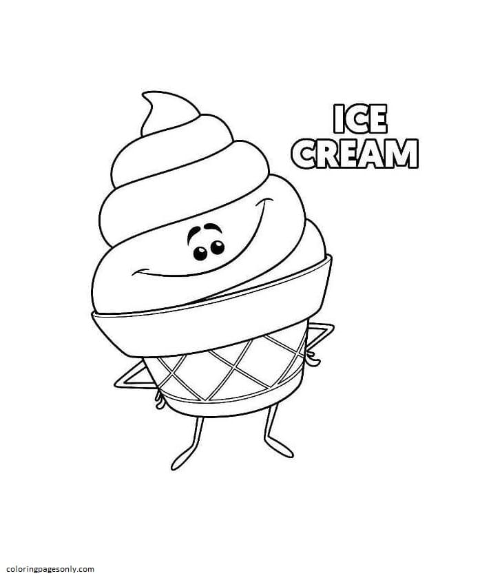 冰淇淋表情符号电影来自表情符号