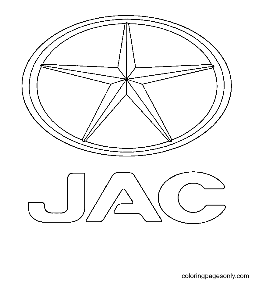 Jac-logo van Auto-logo