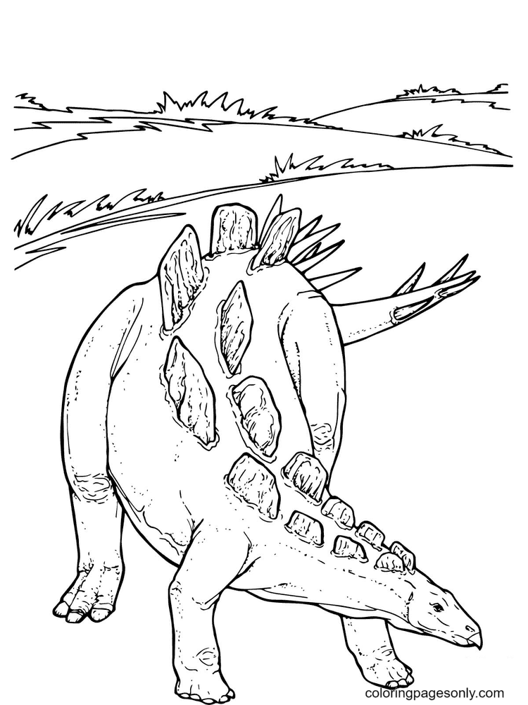 Jurassic World Wuerhosaurus Stegosaurid Dinosaure de Jurassic World