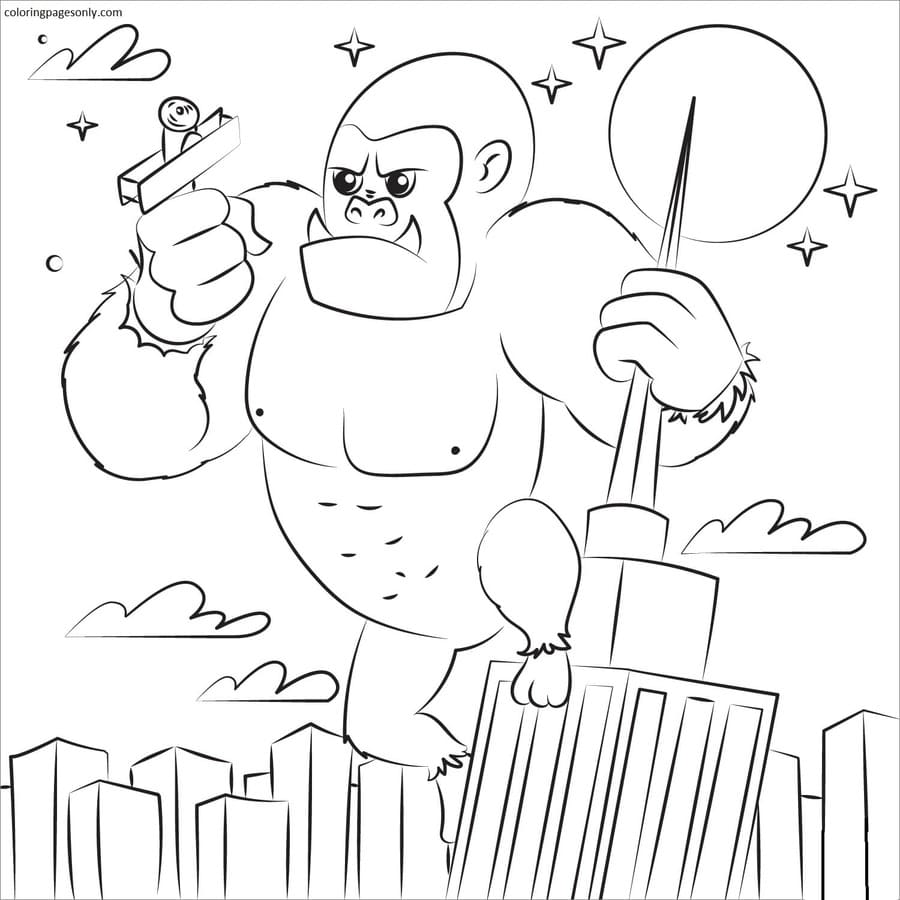 King Kong 1 van Godzilla en Kong