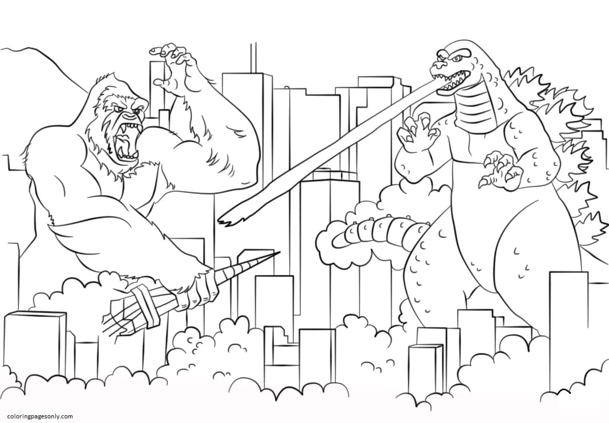 King Kong contra Godzilla de Godzilla y Kong