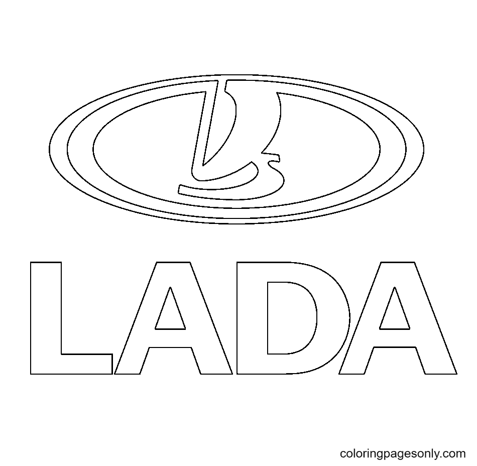 Logotipo de Lada – VAZ del logotipo del coche