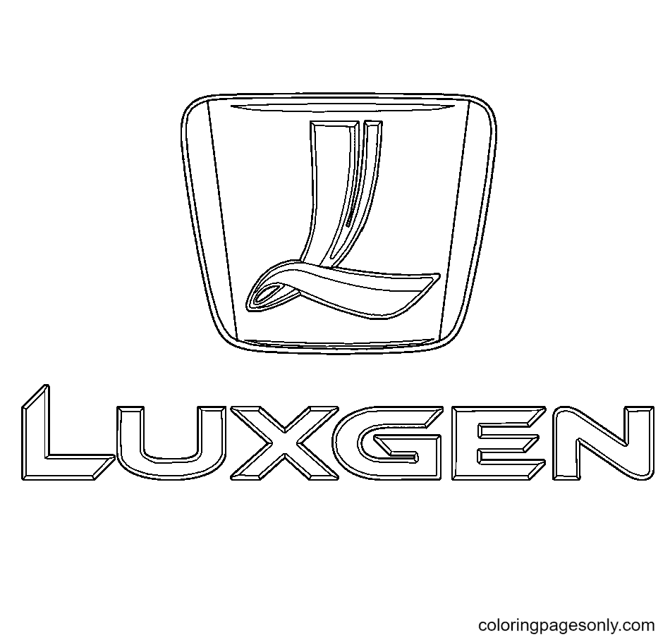 Логотип Luxgen из логотипа автомобиля