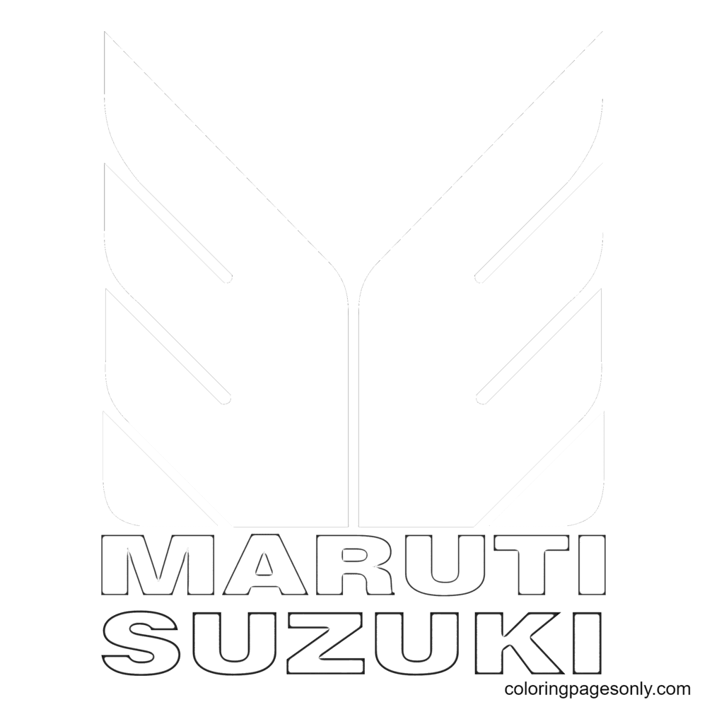 Логотип Maruti Suzuki из логотипа автомобиля