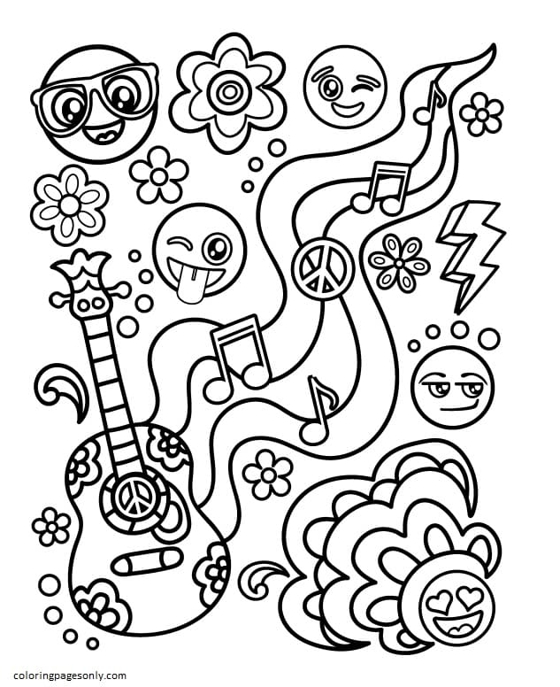 Of Funny Stuff Coloring Pages