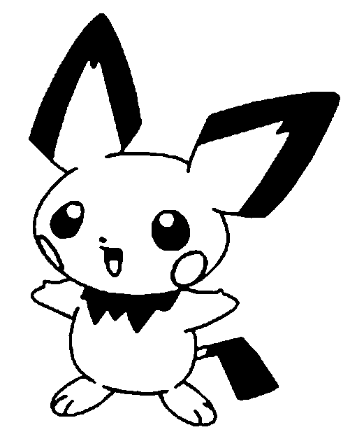 Pichu-Pokémon von Pokemon-Charakteren