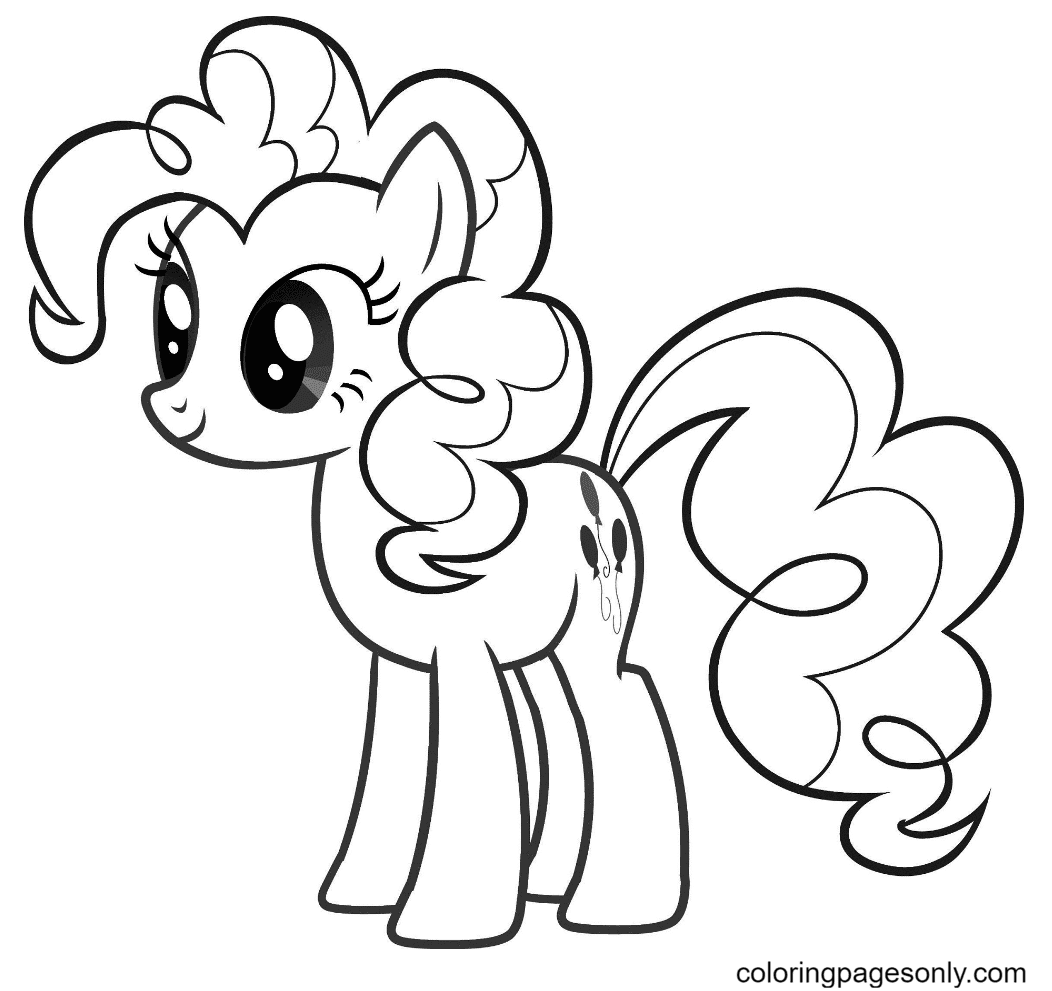 Pinkie Pie My Little Pony Coloring Pages   My Little Pony Coloring ...
