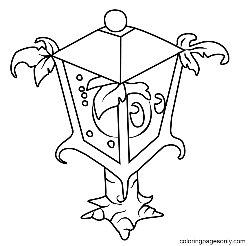 Plantern Coloring Pages