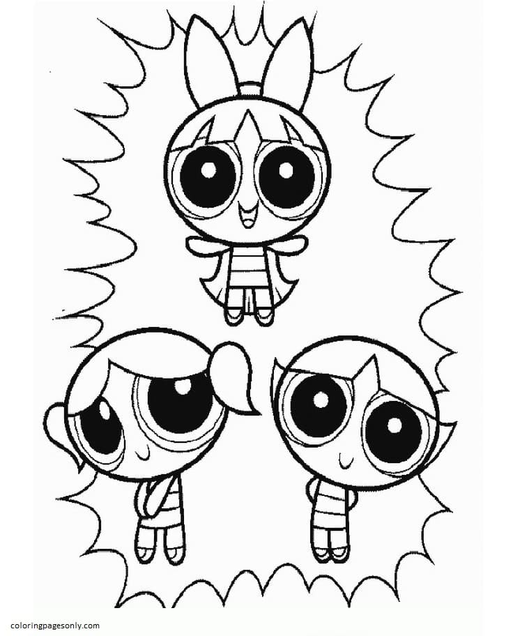 PowerPuffGirls Coloring Pages