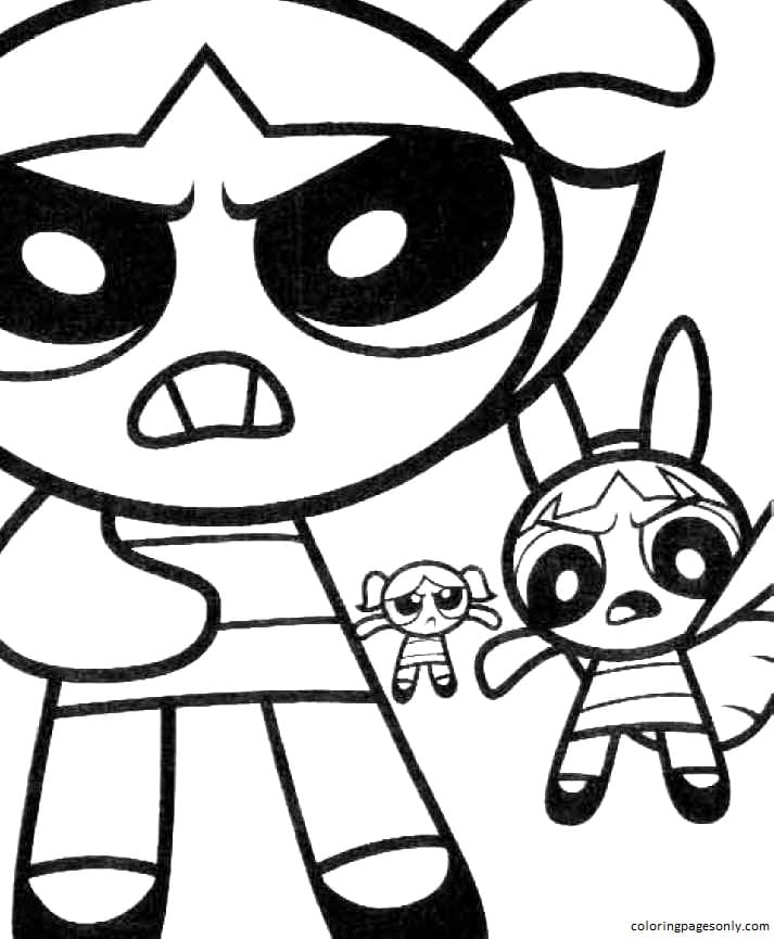 PowerPuffGirls 1 Coloring Pages
