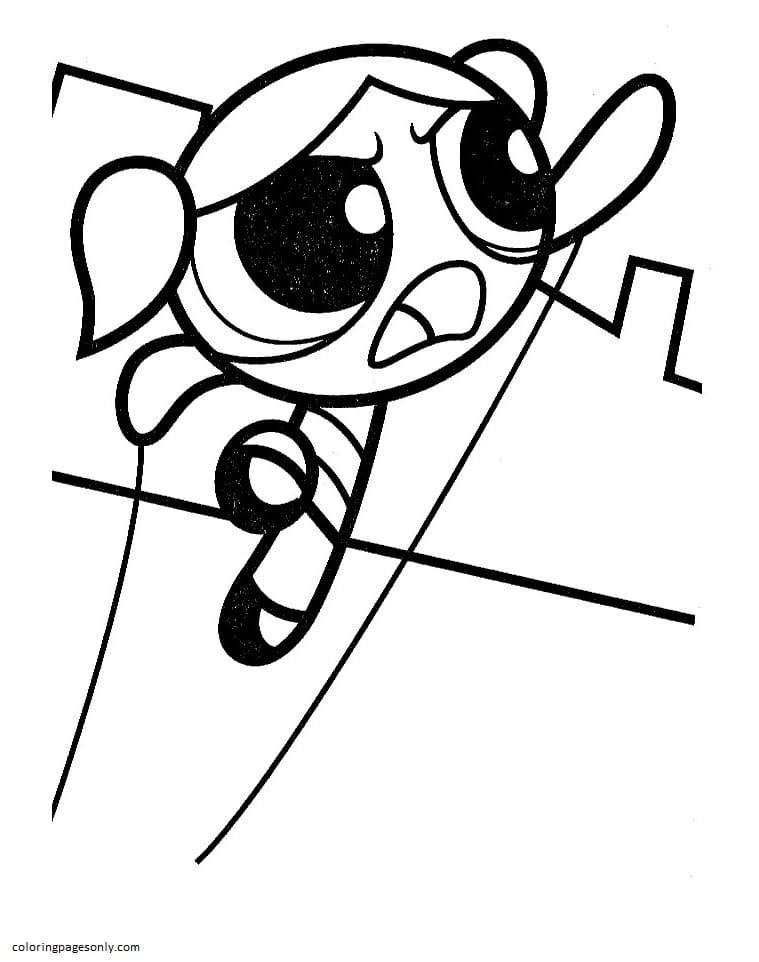 Powerpuff Girls Cartoon 2 Coloring Page Free Printable Coloring Pages