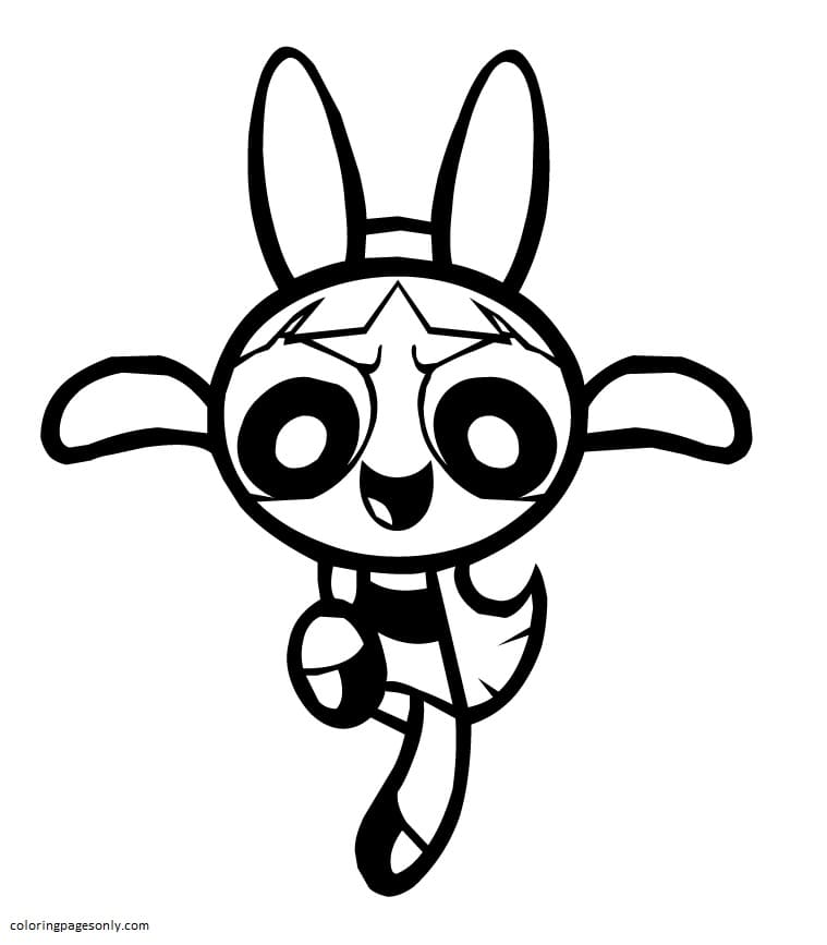 Powerpuff Girls Cartoon Coloring Pages