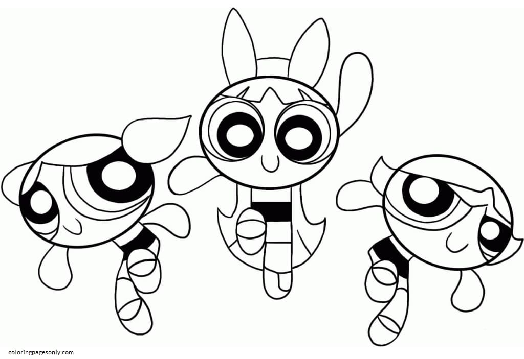 powerpuff girls printable coloring pages powerpuff girls coloring pages coloring pages for kids and adults
