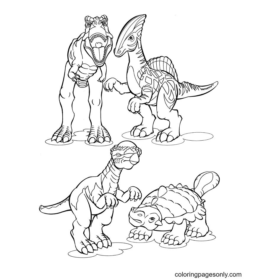 Printable Jurassic World Free Coloring Pages