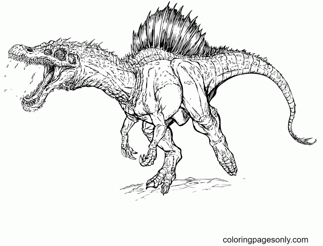 Printable Jurassic World Coloring Page