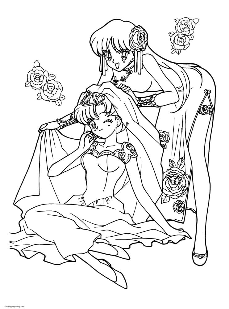 Printable Sailor Moon 3 Coloring Pages