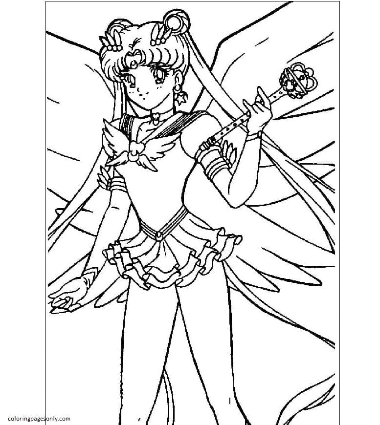 Printable Sailor Moon 4 Coloring Page