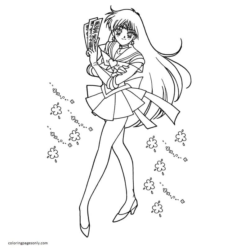 Printable Sailor Moon 9 Coloring Page