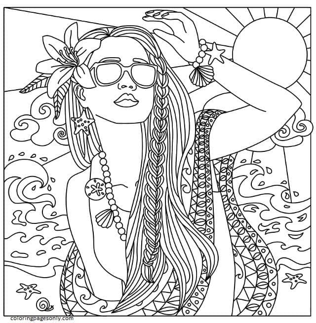Printable Teenages 8 Coloring Pages
