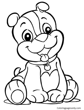 puppy coloring sheets