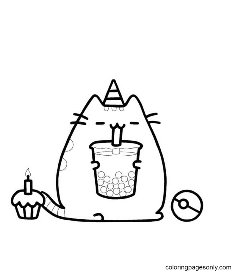 Pusheen Coloring Pages - Coloring Pages For Kids And Adults