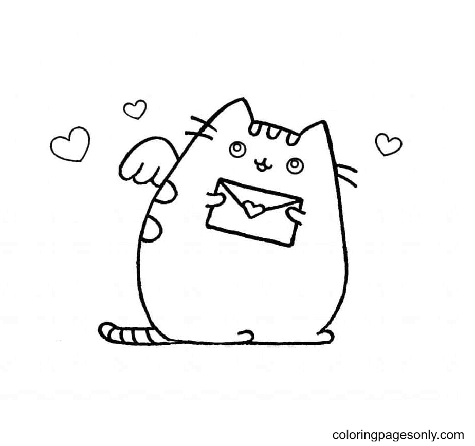 Pusheen Coloring Pages - Coloring Pages For Kids And Adults