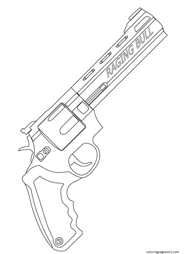 Raging Bull-revolver van Gun