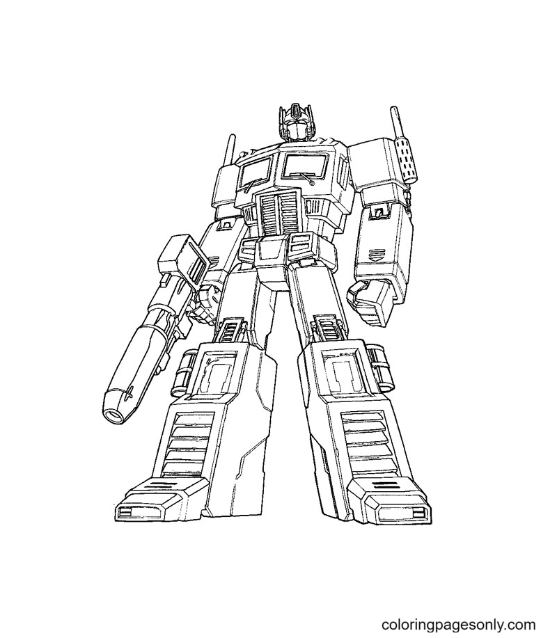 Random Transformers Coloring Pages