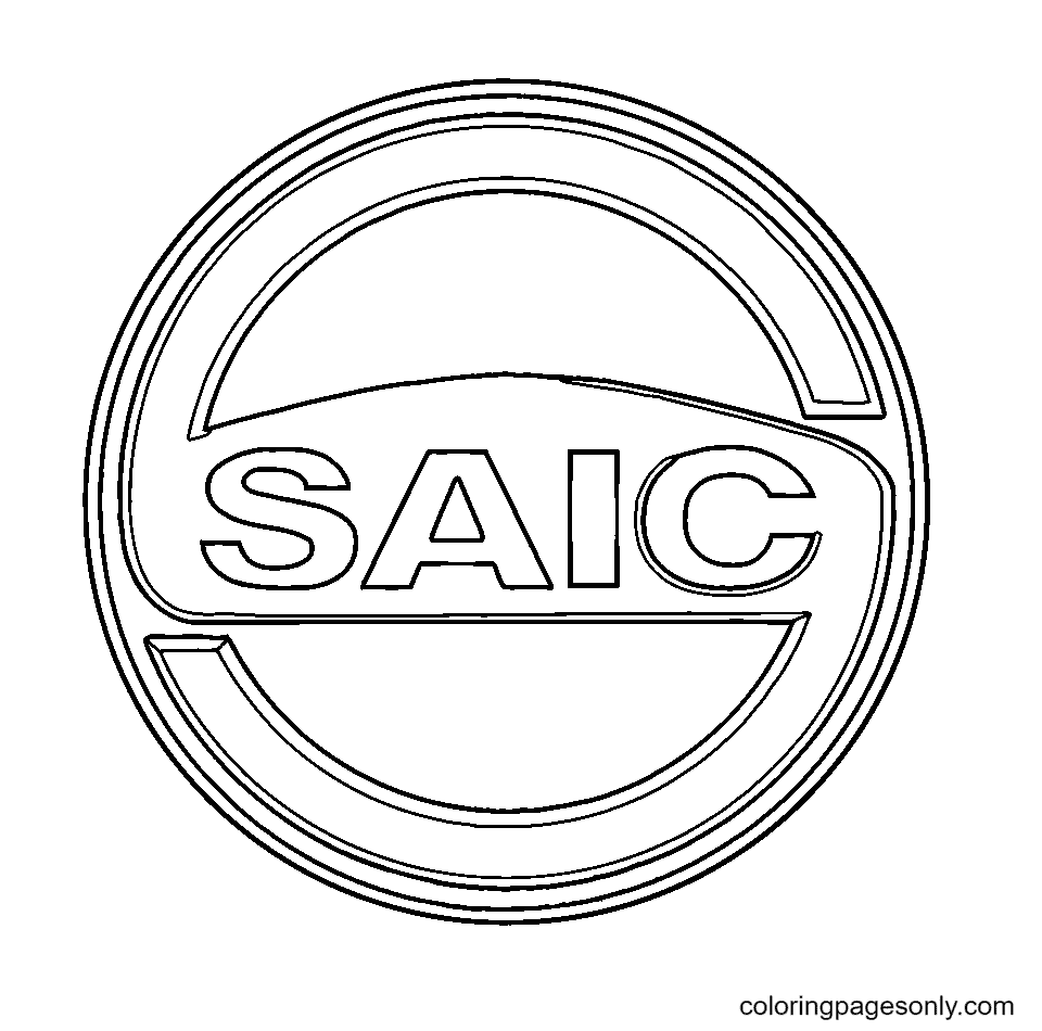 Saic Logo Coloring Page