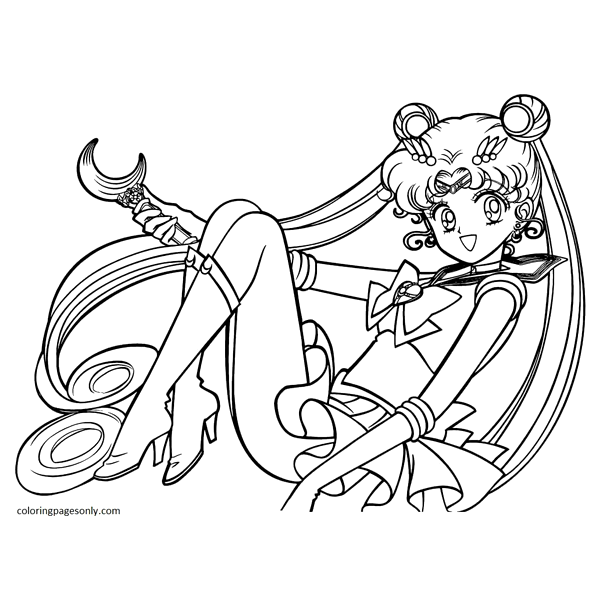Sailor Moon 1 Coloring Pages