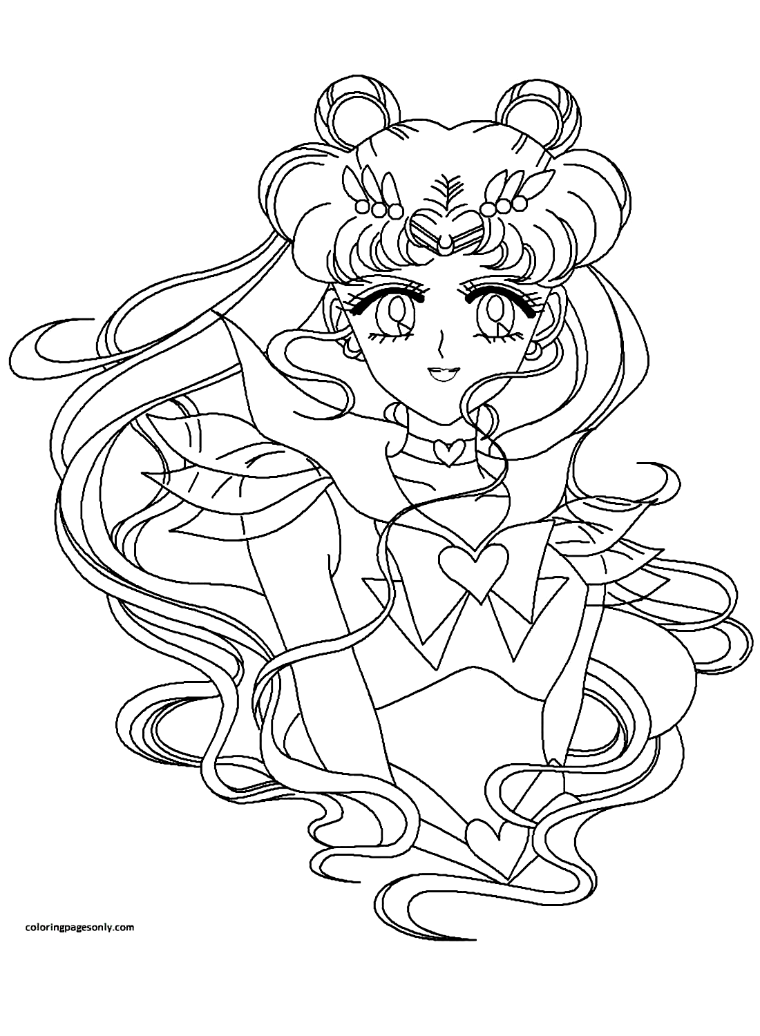 Sailor Moon 12 Coloring Page