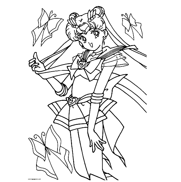 Sailor Moon 14 Coloring Pages