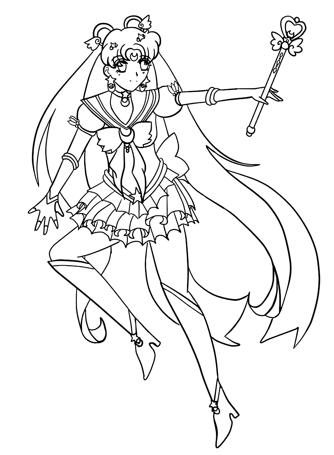 Sailor Moon 15 Coloring Pages