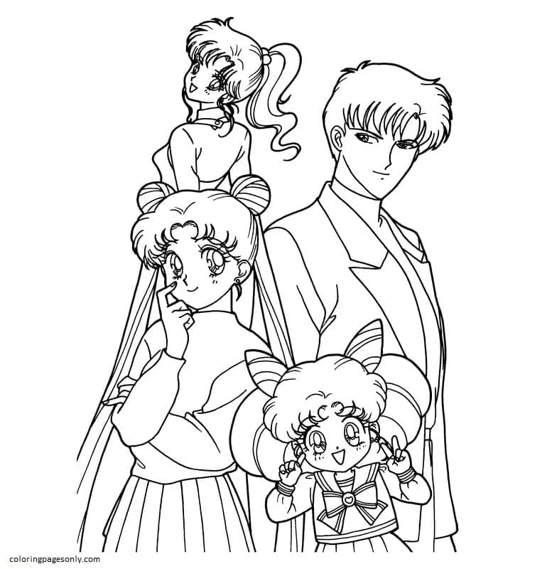 Sailor Moon 16 Coloring Pages - Sailor Moon Coloring Pages - Coloring
