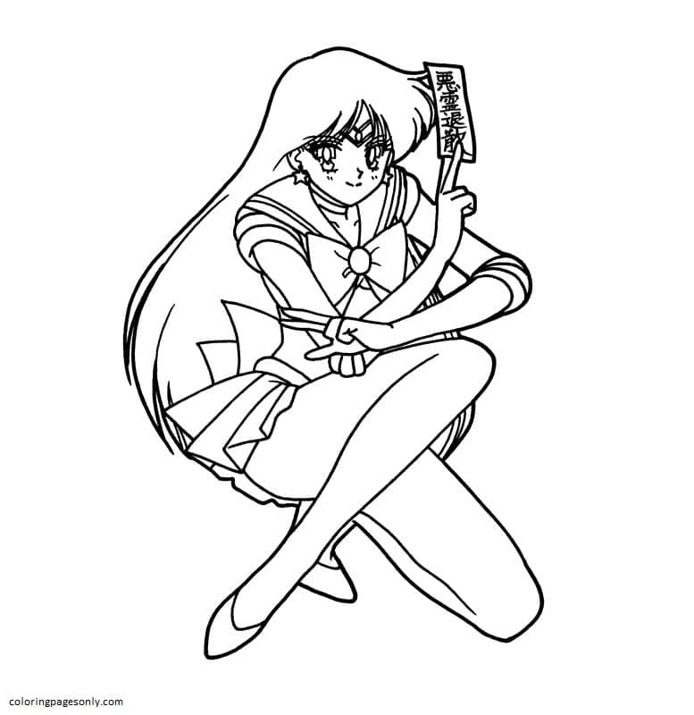 Sailor Moon 19 Coloring Page