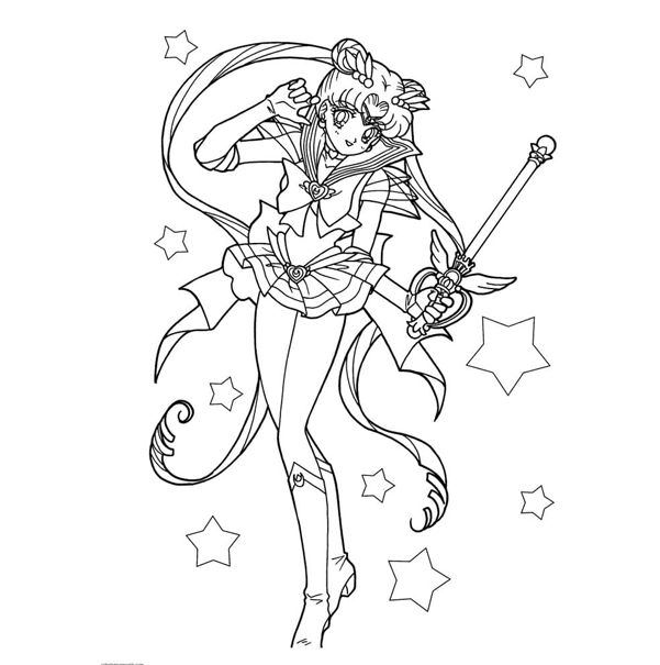 Sailor Moon 5 Coloring Pages