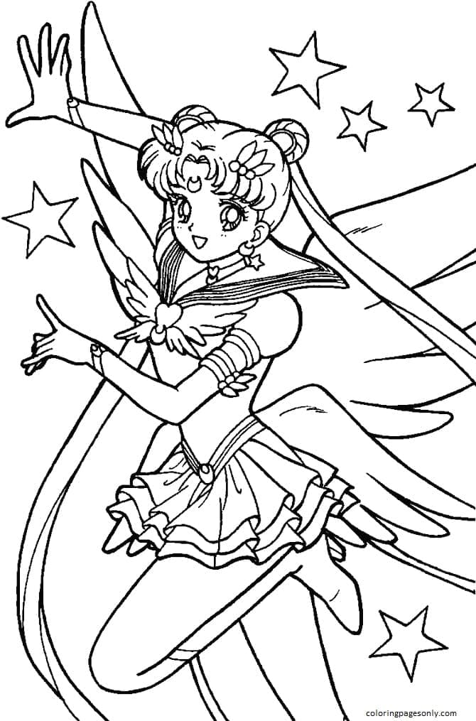 Sailor Moon 8 Coloring Pages
