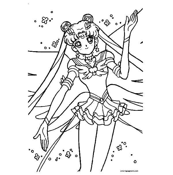Sailor Moon 9 Coloring Pages