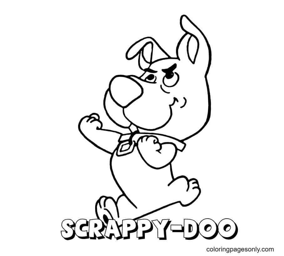 Scrappy-Doo Coloring Pages