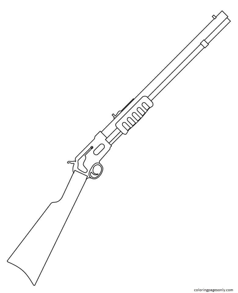 Shotgun 1 Kleurplaat