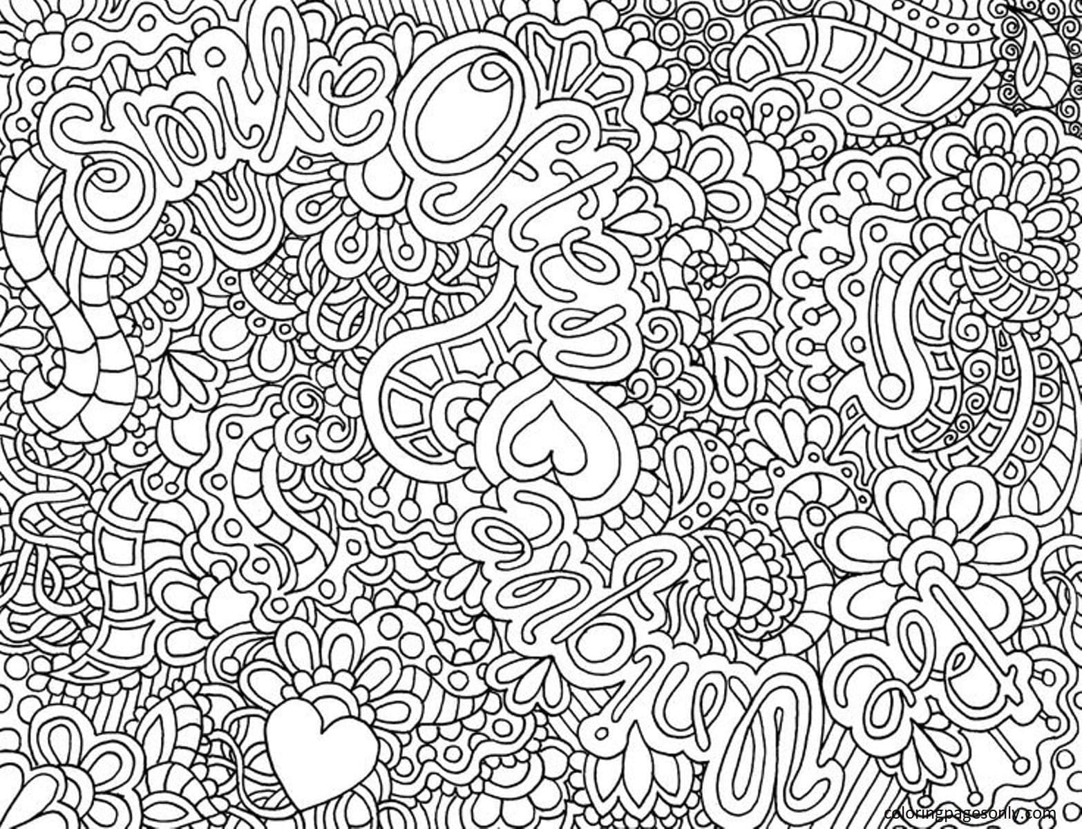Smile Ofter Coloring Page