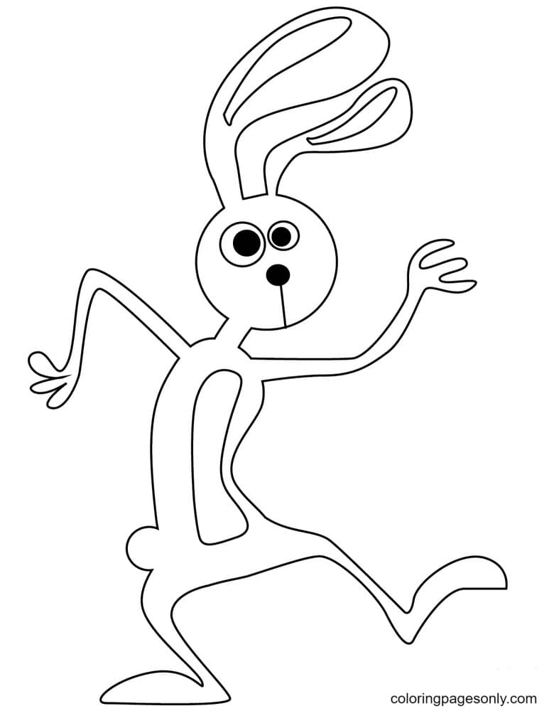 Strange Bunnies Coloring Pages