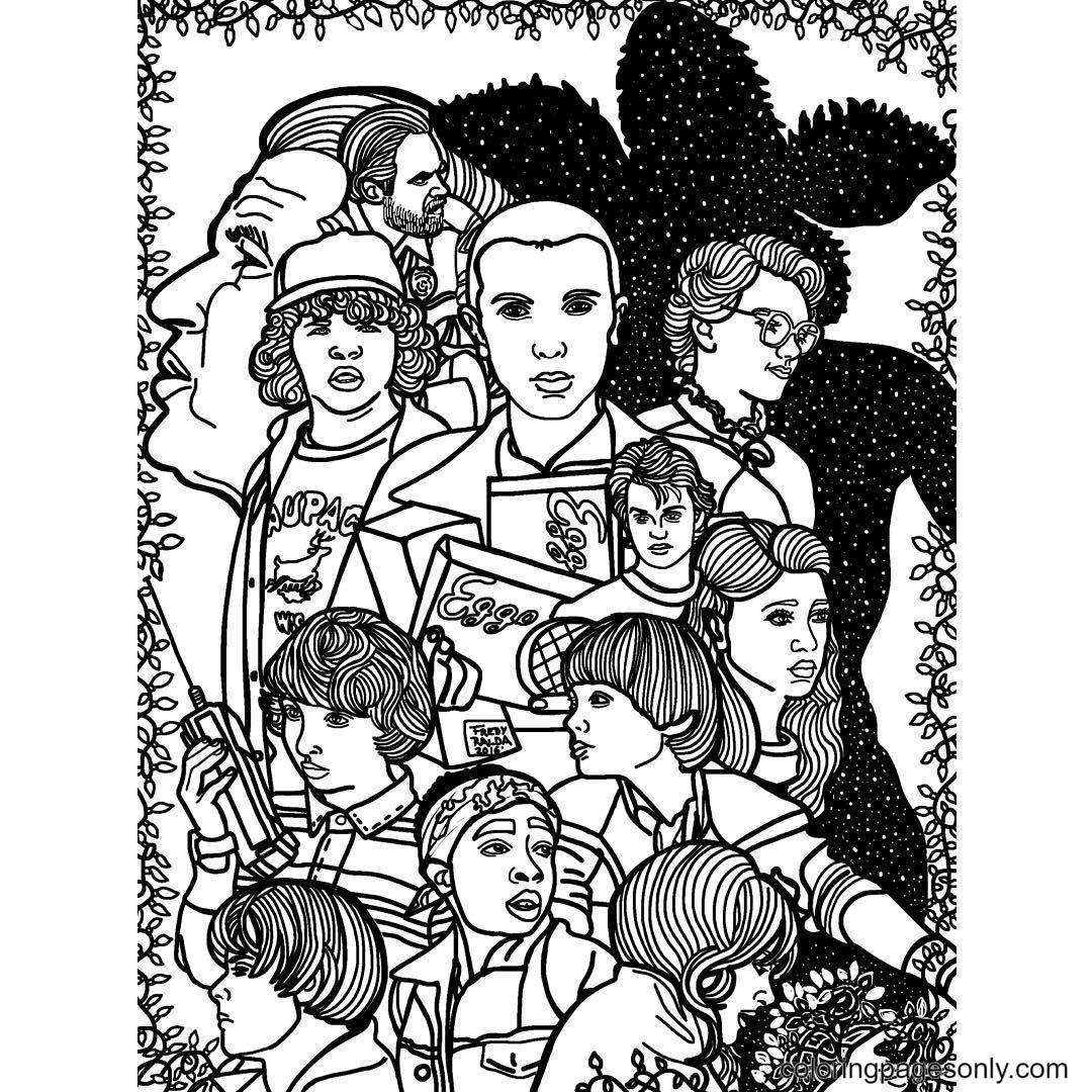 36+ free stranger things coloring pages RaychelleKalli