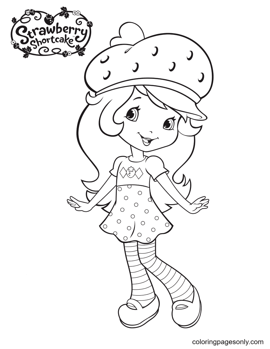 Raspberry Torte Strawberry Shortcake Coloring Pages